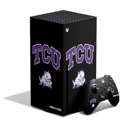 Texas Christian University TCU Horned Frogs Logo XBox Series X Digital Edition Bundle Skin