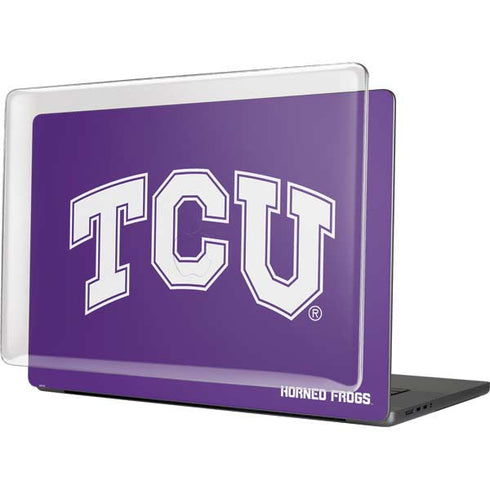 Texas Christian University TCU Horned Frogs MacBook Pro 16in (2021-25) Case plus Skin