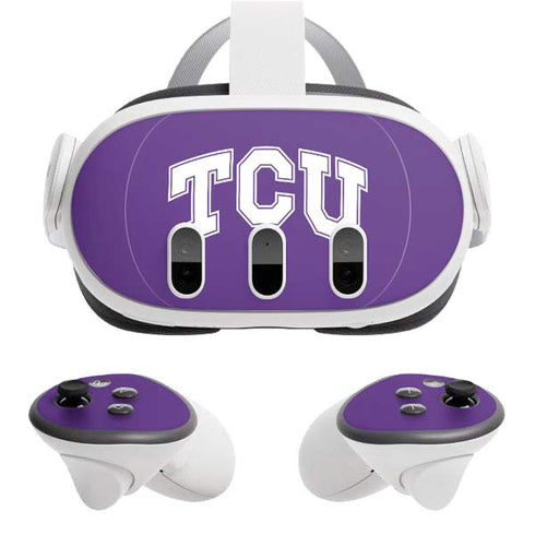 Texas Christian University TCU Horned Frogs Meta Quest 3 Skin