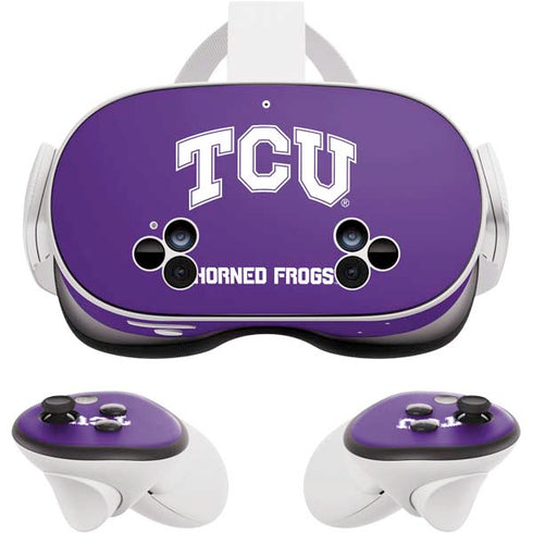 Texas Christian University TCU Horned Frogs Meta Quest 3S Skin