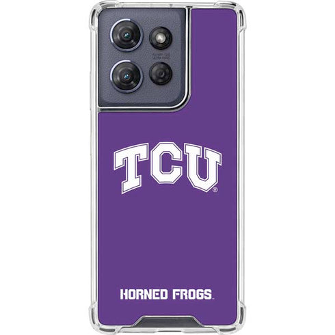 Texas Christian University TCU Horned Frogs Moto G Play 5G (2025) Clear Case
