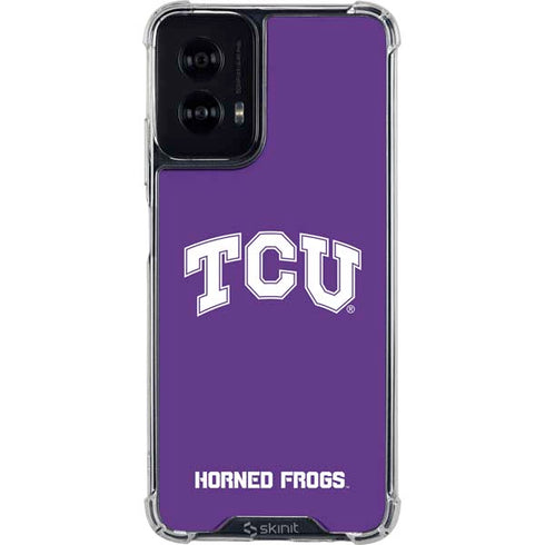 Texas Christian University TCU Horned Frogs Moto G Power 5G (2024) Clear Case
