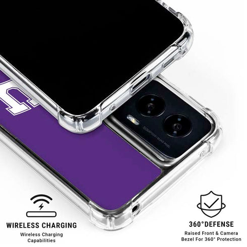 Texas Christian University TCU Horned Frogs Moto G Power 5G (2024) Clear Case