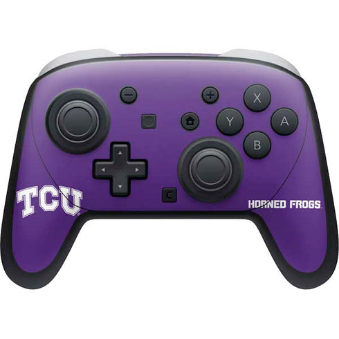 Texas Christian University TCU Horned Frogs Nintendo Switch 2 (2025) Pro Controller Skin