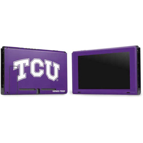Texas Christian University TCU Horned Frogs Nintendo Switch Bundle Skin