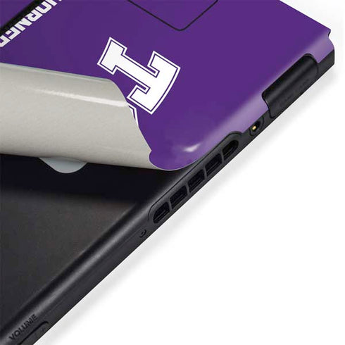 Texas Christian University TCU Horned Frogs Nintendo Switch Bundle Skin