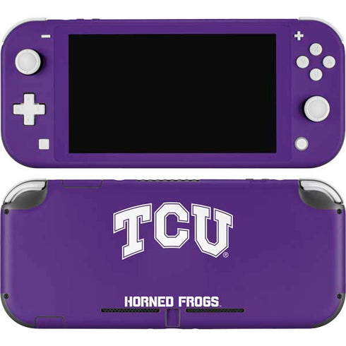 Texas Christian University TCU Horned Frogs Nintendo Switch Lite Skin