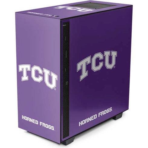 Texas Christian University TCU Horned Frogs NZXT H510 Compact ATX Mid-Tower Case Skin
