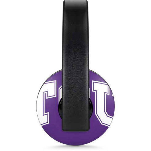 Texas Christian University TCU Horned Frogs PlayStation 4 Gold Wireless Headset Skin