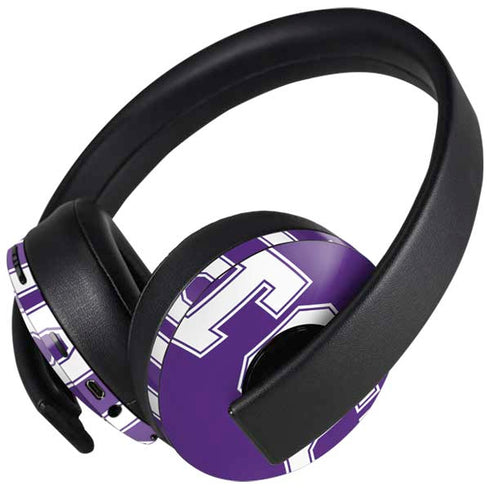 Texas Christian University TCU Horned Frogs PlayStation 4 Gold Wireless Headset Skin