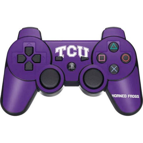 Texas Christian University TCU Horned Frogs PS3 Dual Shock wireless controller Skin