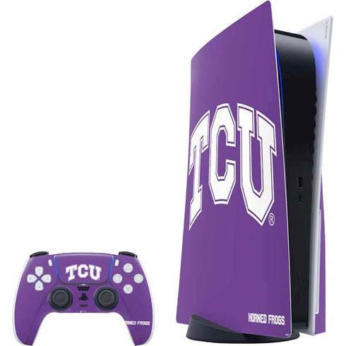 Texas Christian University TCU Horned Frogs PS5 Bundle Skin