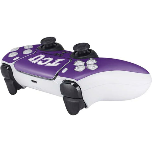 Texas Christian University TCU Horned Frogs PS5 Controller Skin