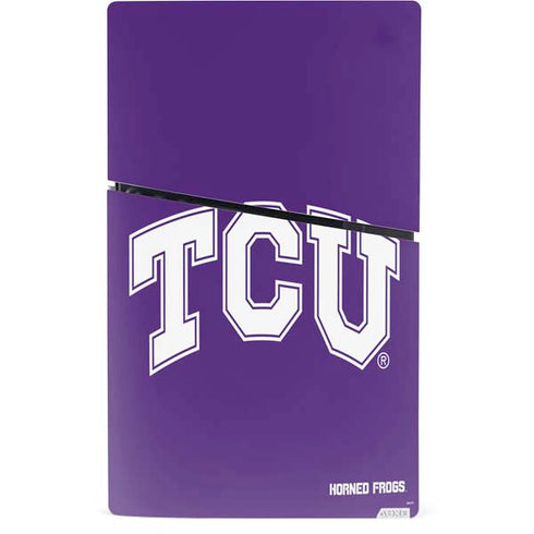 Texas Christian University TCU Horned Frogs PS5 Slim Digital Edition Bundle Skin