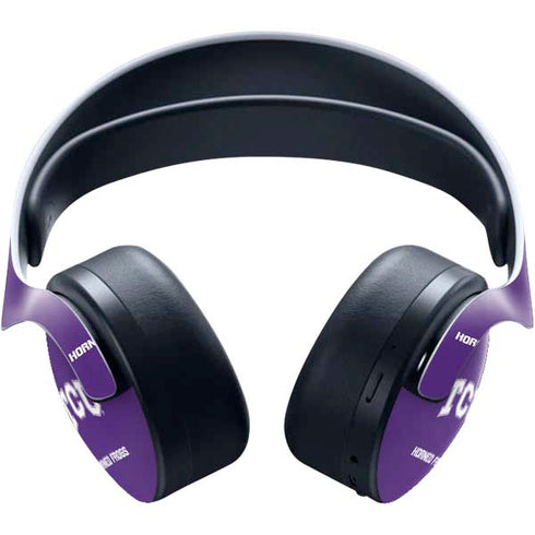 Texas Christian University TCU Horned Frogs PULSE 3D Wireless Headset for PS5 Skin