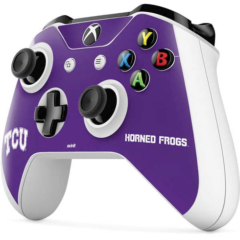 Texas Christian University TCU Horned Frogs Xbox One S All-Digital Edition Bundle Skin