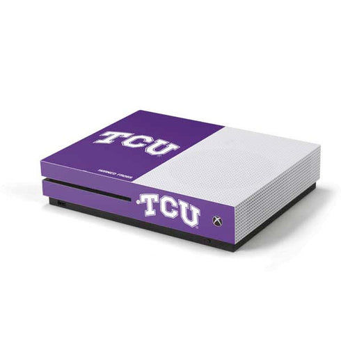 Texas Christian University TCU Horned Frogs Xbox One S Console Skin