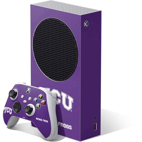 Texas Christian University TCU Horned Frogs Xbox Series S Bundle Skin