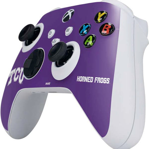 Texas Christian University TCU Horned Frogs Xbox Series S Controller Skin