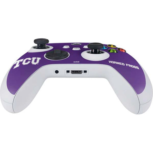 Texas Christian University TCU Horned Frogs Xbox Series S Controller Skin