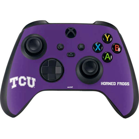 Texas Christian University TCU Horned Frogs Xbox Series X Controller Skin