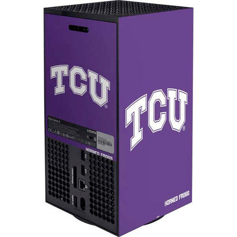 Texas Christian University TCU Horned Frogs XBox Series X Digital Edition Bundle Skin