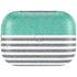 Teal and Grey Stripes Amazon Echo Buds Skin