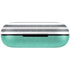 Teal and Grey Stripes Amazon Echo Buds Skin