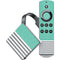 Teal and Grey Stripes Amazon Fire TV Skin