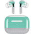 Teal and Grey Stripes AirPods Skins