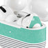 Teal and Grey Stripes AirPods Skins
