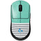 Teal and Grey Stripes G Pro Wireless Gaming Mouse Skin