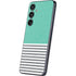 Teal and Grey Stripes Galaxy A16 5G Skin