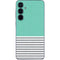 Teal and Grey Stripes Galaxy A35 5G Skin