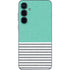 Teal and Grey Stripes Galaxy A35 5G Skin