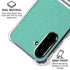 Teal and Grey Stripes Galaxy A36 5G Clear Case