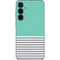 Teal and Grey Stripes Galaxy A55 5G Skin