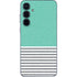 Teal and Grey Stripes Galaxy A55 5G Skin