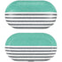 Teal and Grey Stripes Galaxy Buds Plus Skin