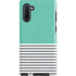 Teal and Grey Stripes Galaxy Cases