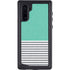 Teal and Grey Stripes Galaxy Cases
