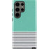 Teal and Grey Stripes Galaxy S23 Ultra Pro Case