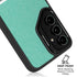 Teal and Grey Stripes Galaxy S25 Kickstand Case