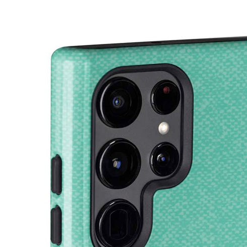 Teal and Grey Stripes Galaxy S25 Ultra Impact Case