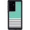 Teal and Grey Stripes Galaxy S24 Ultra Waterproof Case