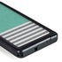 Teal and Grey Stripes Galaxy S24 Ultra Waterproof Case