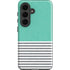 Teal and Grey Stripes Galaxy S26 Plus Impact Case