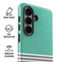 Teal and Grey Stripes Galaxy S26 Plus Impact Case
