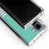 Teal and Grey Stripes Galaxy Z Fold5 5G Clear Case