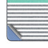 Teal and Grey Stripes Galaxy Z Fold5 5G Skin